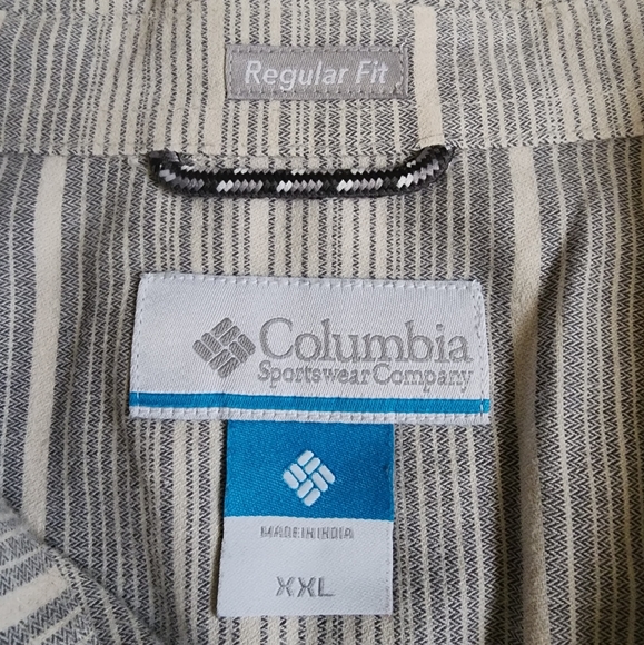 Columbia Sportswear Striped Regular Fit Long Sleeve Shirt XXL - Picture 3 of 5